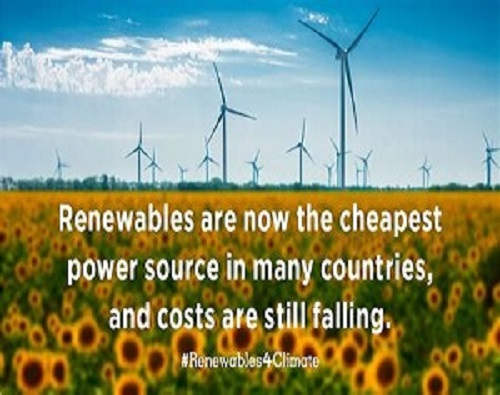 The Falling Cost of Renewable Energy