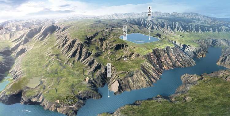 Western China large pumped hydro
