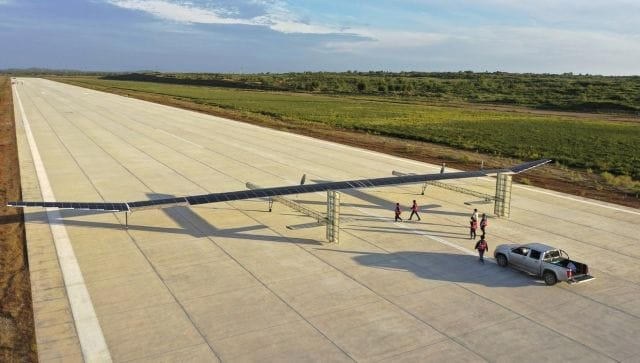 China’s first solar-powered, semi-satellite drone
