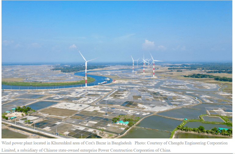 China built Bangladesh wind-farm