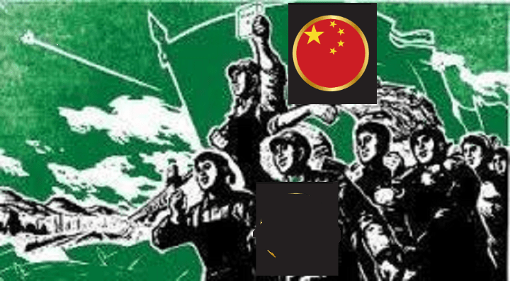 The East is red and green