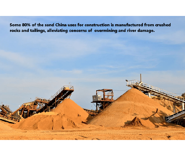 China’s shift to manufactured sand reduces environmental impacts