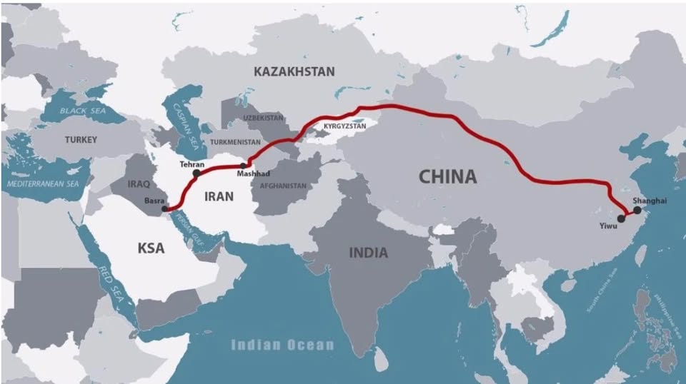 Beyond the Strait of Homuz: The China-Iran Railway Corridor
