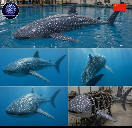 Chinese scientists develop robot whale shark