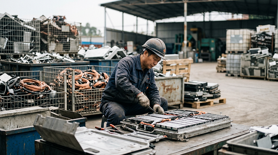China strengthens recycling of used NEV power batteries